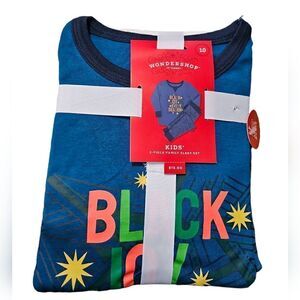 Kids' WONDERSHOP Black Joy Every Season 2 Piece Pajama Outfit Size 10